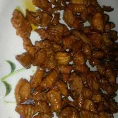 A picture of Healthy wheat jaggery gavvalu.