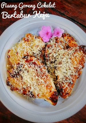 Foto resep Pisang Goreng Cokelat Bertabur Keju