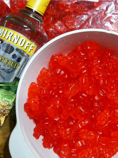 Una foto de Gummy Bears borrachitos