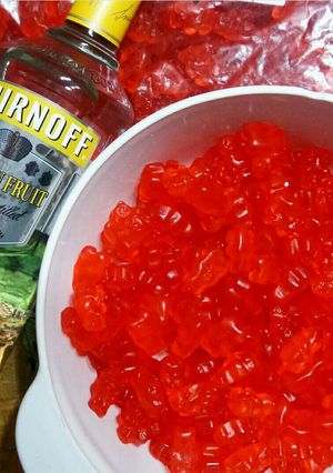 Una foto de Gummy Bears borrachitos
