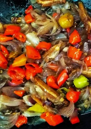 Foto resep Sambal Bawang teri Pedas