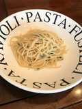 Spaghetti con alcaparras