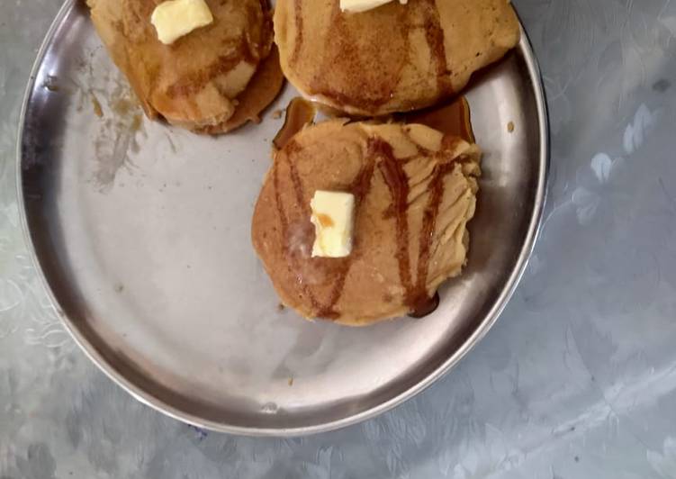 Recipe of Speedy Wheat flour pancake