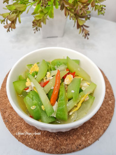 Foto resep Tumis Labu Siam Telur Orak Arik