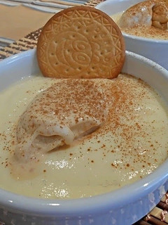 Una foto de Natillas con helado de galleta