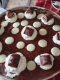 Tarta de kinder Bueno y Kinder Cheesecake