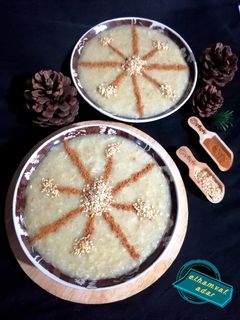 عکسی از دستور حلیم بلغور گندم با مرغ الهام پز