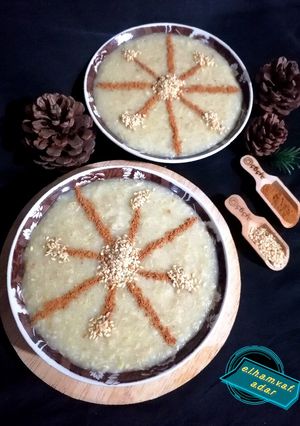 عکسی از دستور حلیم بلغور گندم با مرغ الهام پز
