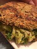 Arepa de brócoli con avena. Libre de harina