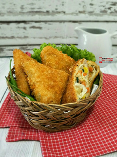 Foto resep Risol Ubi Kayu isi Sayur Ayam Jamur