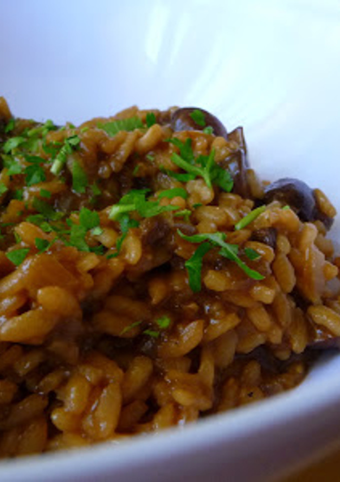 Una foto de Risotto de setas