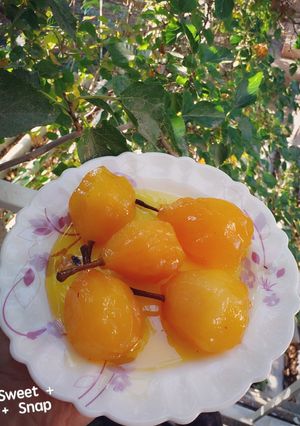عکسی از دستور مربای گلابی