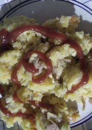 Una foto de Arroz atollado