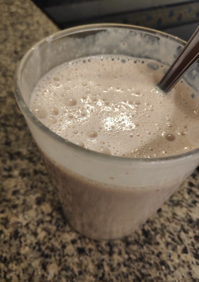 Una foto de Batido fit plátano