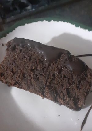 Una foto de •Budín de chocolate a base de lentejas •