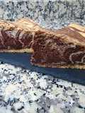 Bizcocho marmolado de vainilla y cacao