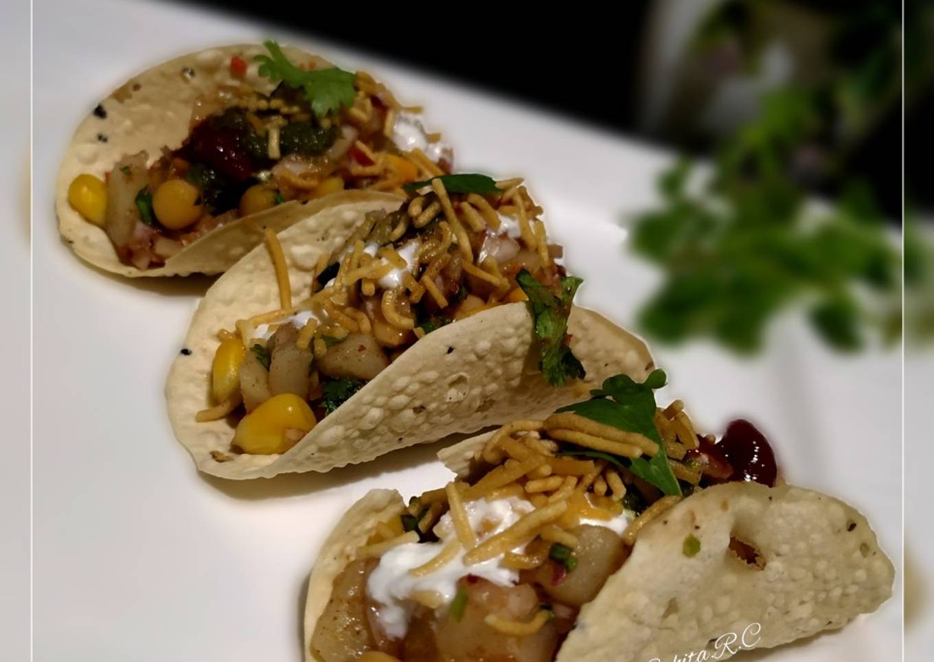 Papad Tacos Chat