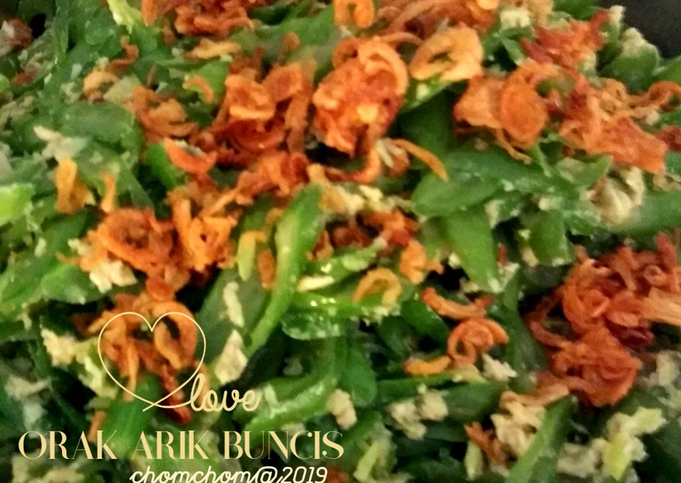 Orak Arik Buncis Simple