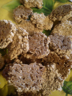 Una foto de Galletas de yuca y cambur