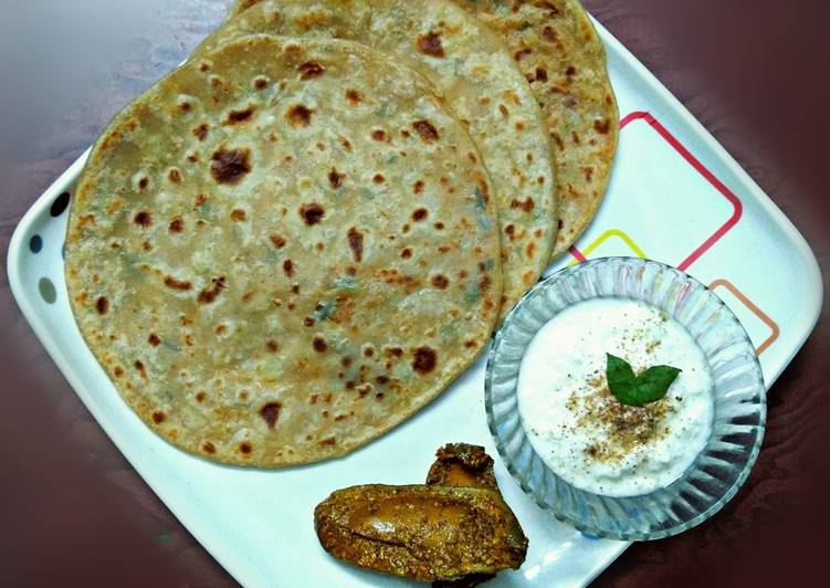 Recipe of Homemade Cheese Aloo Paratha