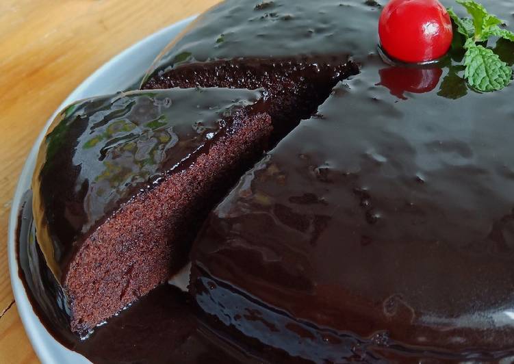 Bagaimana Menyiapkan Super Moist Steamed Chocolate Cake (Kue Coklat Kukus) yang Lezat Sekali