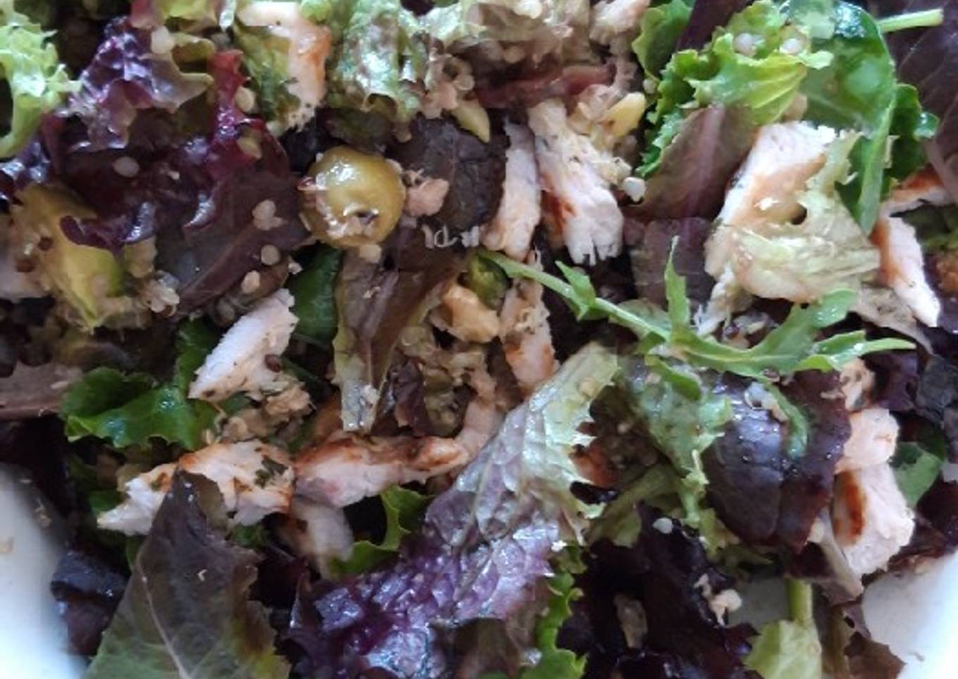 Ensalada Mr.Aguacate con sal rosa del Himalaya