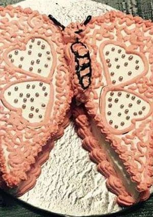 A picture of Butterfly cake.