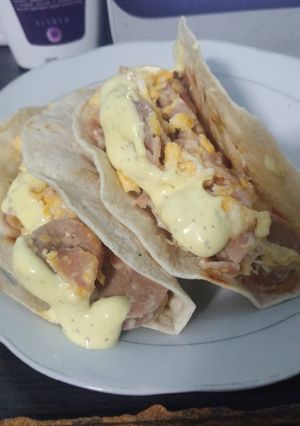 Una foto de Tortillas de Butifarra
