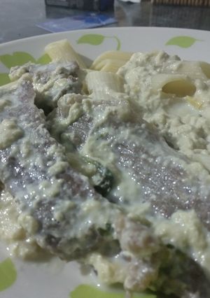 Una foto de Bifes a la leche fácil y rico