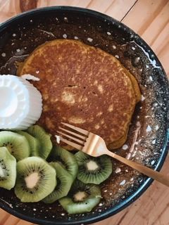 Foto de Panquecas de Banana e Canela