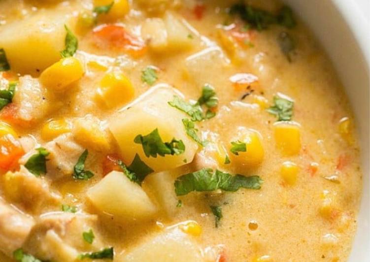 Recipe of Quick Chipotle chicken corn chowder