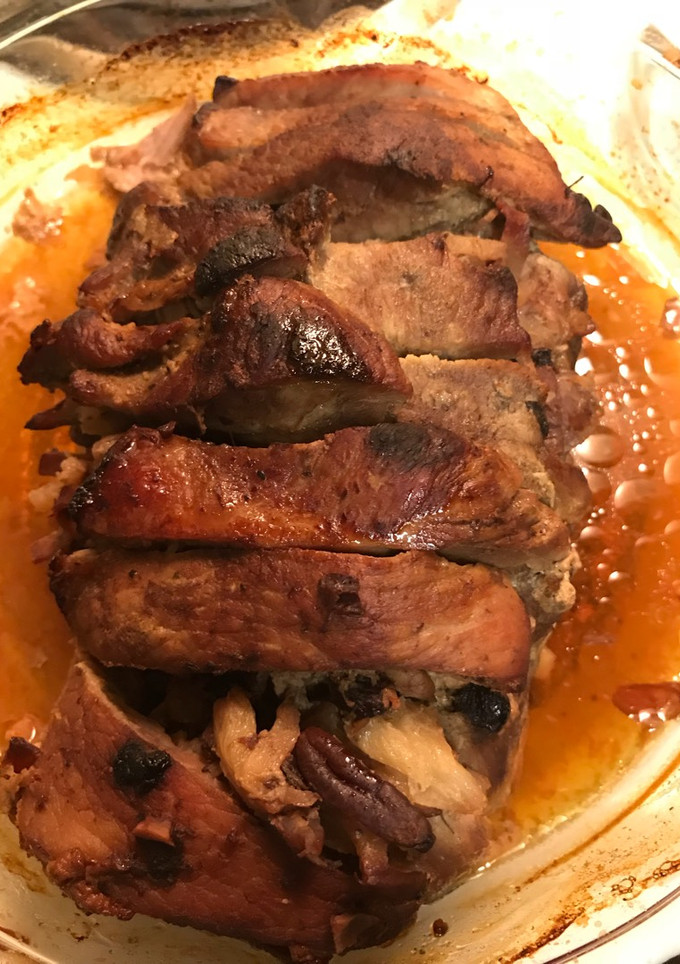 Una foto de Lomo relleno 🐷 thanksgiving exprés