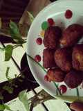 Chilli garlic potatoe bites