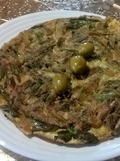 Una foto de Tortilla de espárragos