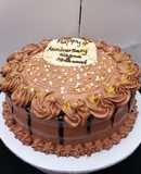 Chocolate whipped cream cake
