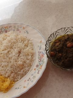 عکسی از دستور قرمه سبزی 🤗😍