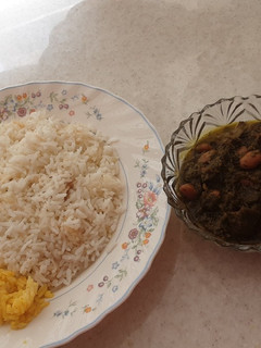 عکسی از دستور قرمه سبزی 🤗😍