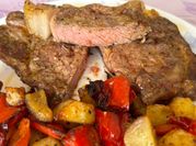 Una foto de recetas de carnes de entrecot