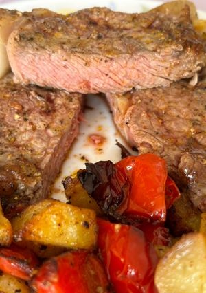 Una foto de Entrecot en Airfryer Cosori