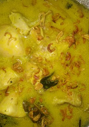 Foto resep Opor ayam bumbu kuning