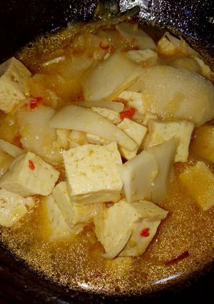 Foto resep Gulai rebung tahu