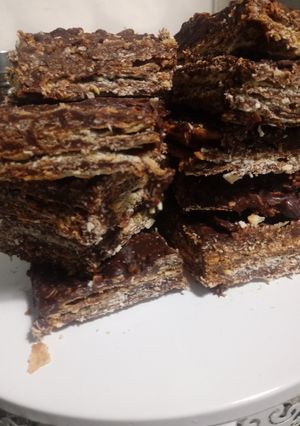 Una foto de Turrón de quaker o Nugatton casero 😄