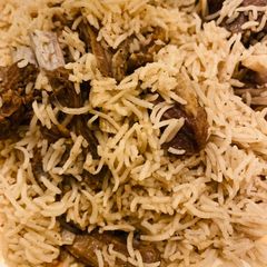 A picture of Mutton Pulao.
