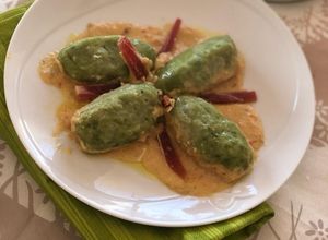 Foto di Gnudi con vellutata di ortaggi