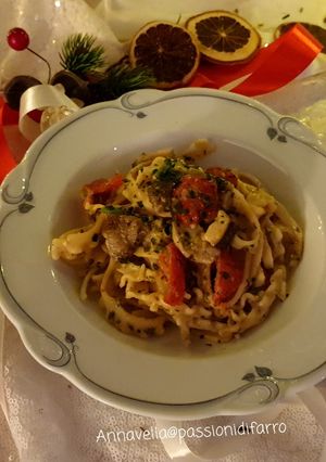 Foto di Reginette ai funghi porcini e pomodorini