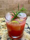 Watermelon and Rosemary Lemonade - Aguas Frescas!