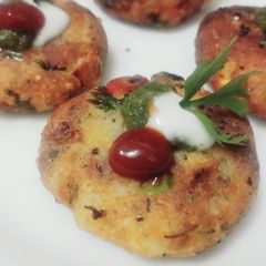 A picture of Vermicili Tikki.