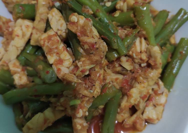 Buncis tempe balado