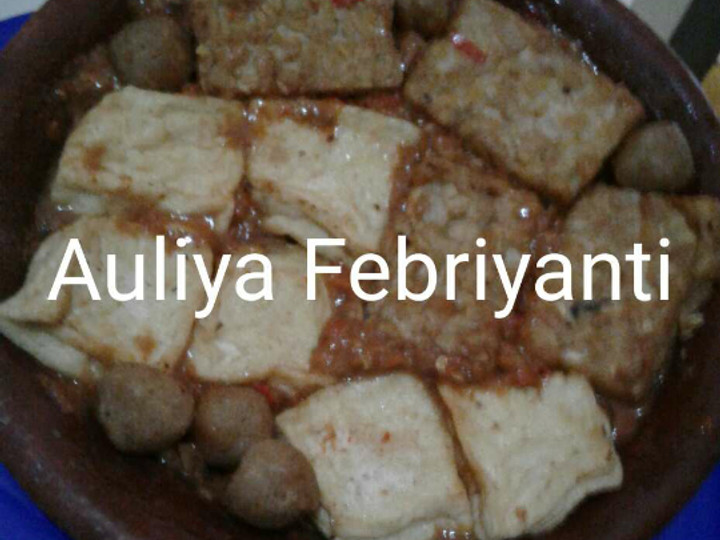 Ini dia! Resep buat Penyet 2TP (Tempe,Tahu,Pentol)  sedap