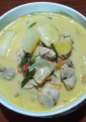 รูปของ ต้มกะทิไก่ใส่ฟัก